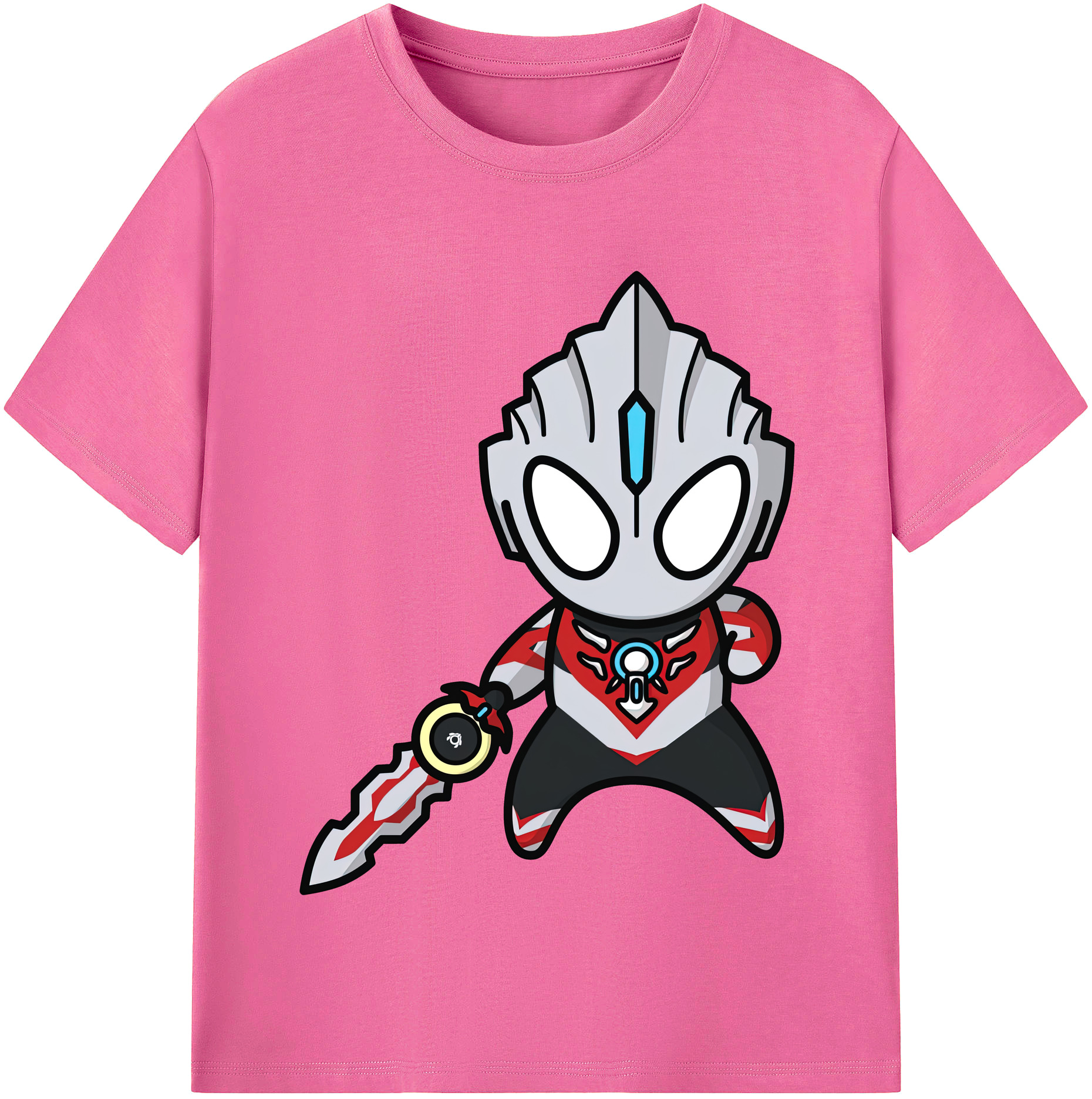 （画像用） ウルトラマン Ultraman レディースカジュアルプリントTシャツ（綿100％）